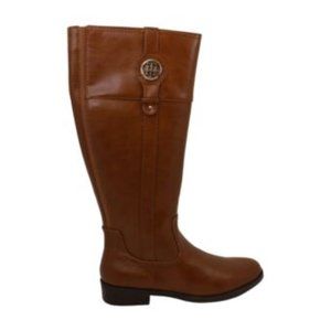 New  Tommy Hilfiger Womens Imina Leather Closed Toe Knee High, Bro